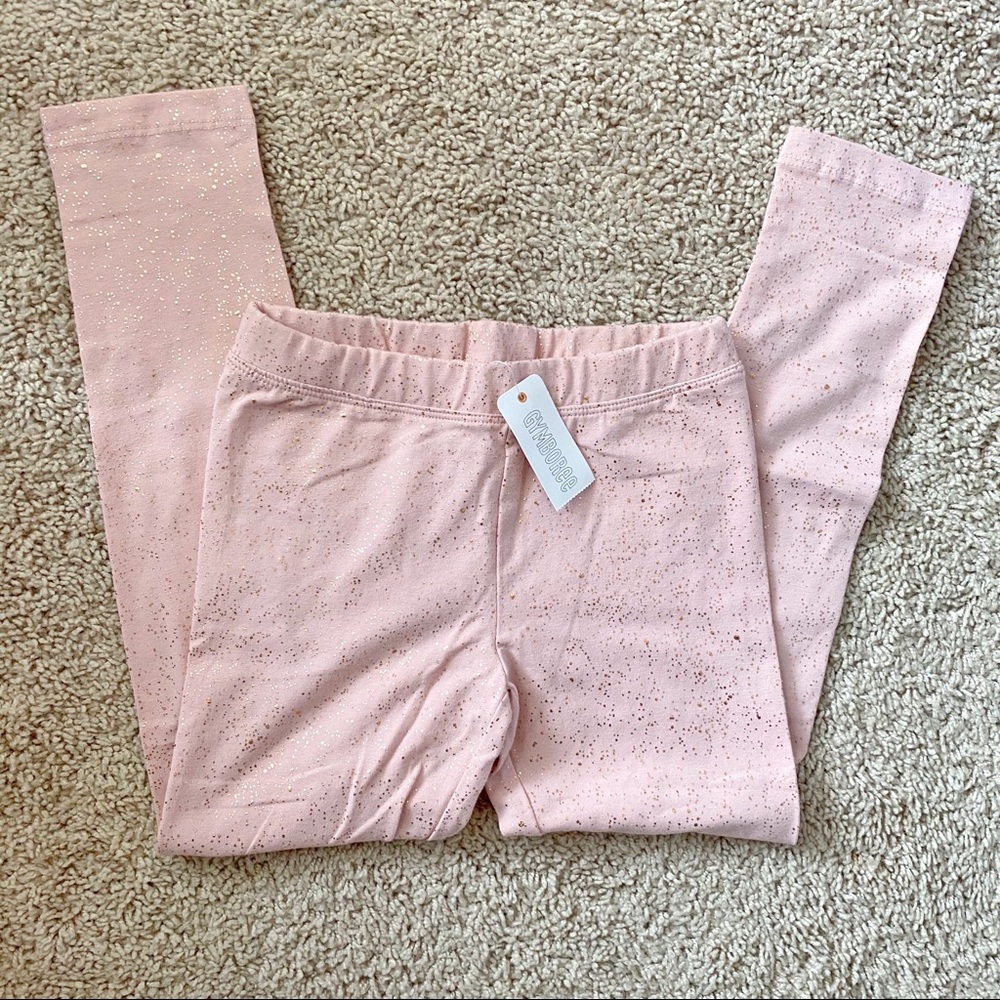 Gymboree Pink Sparkle Leggings 5-6